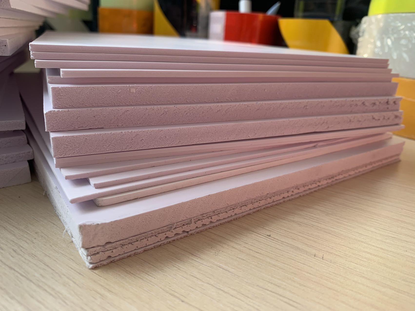 2 - 40mm Free Foam Celuka Co-Extruded Styrofoam Sheets Rigid PVC Foam Board 4 X 8 Feet