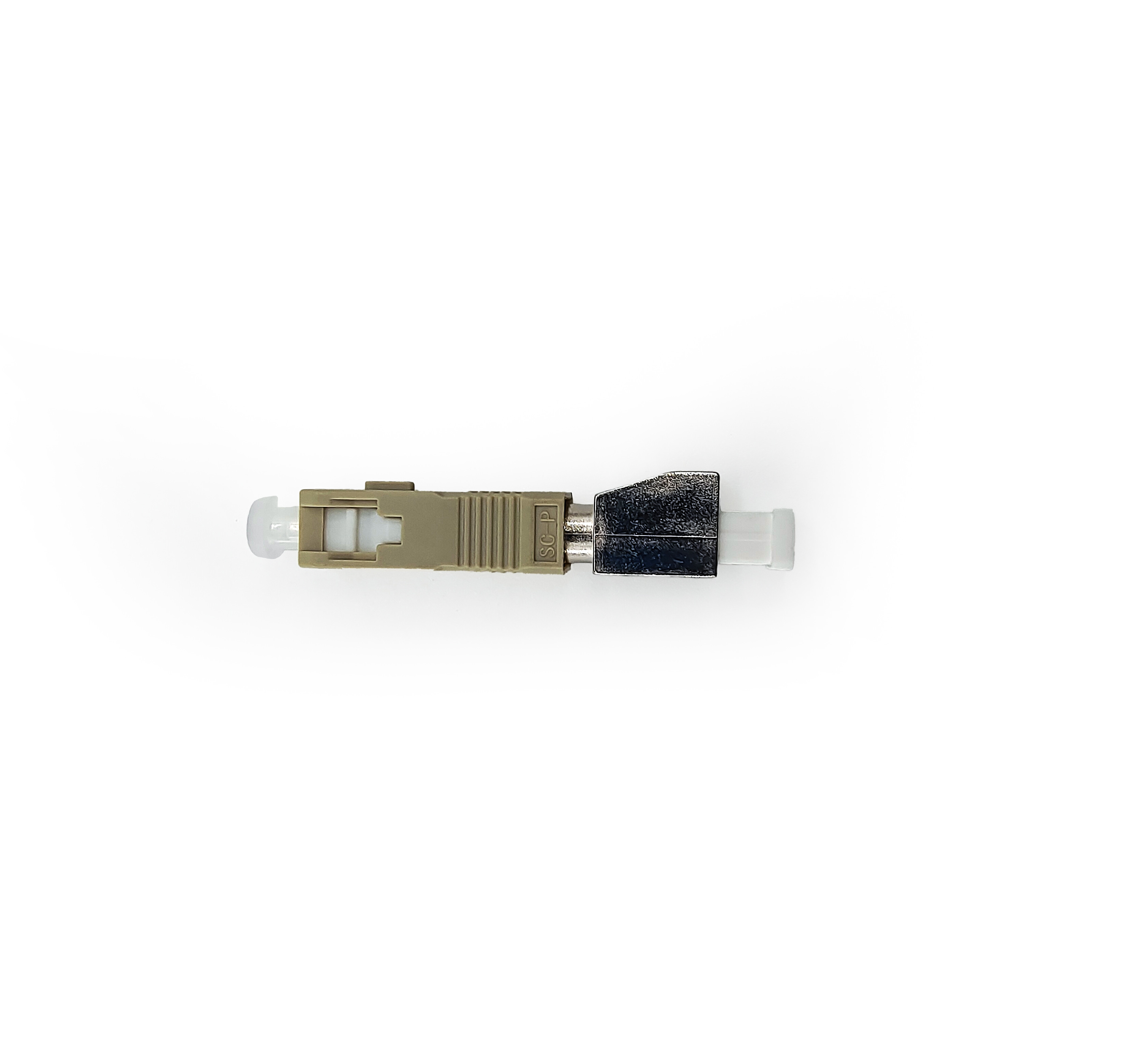 SC Male to LC Female UPC Multi Mode Fiber Optic Hybrid Adapter Optical Converter