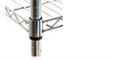 Chrome Plated Rack Commercial Metal Retail Display Wire Shelving Unit For Retail Market