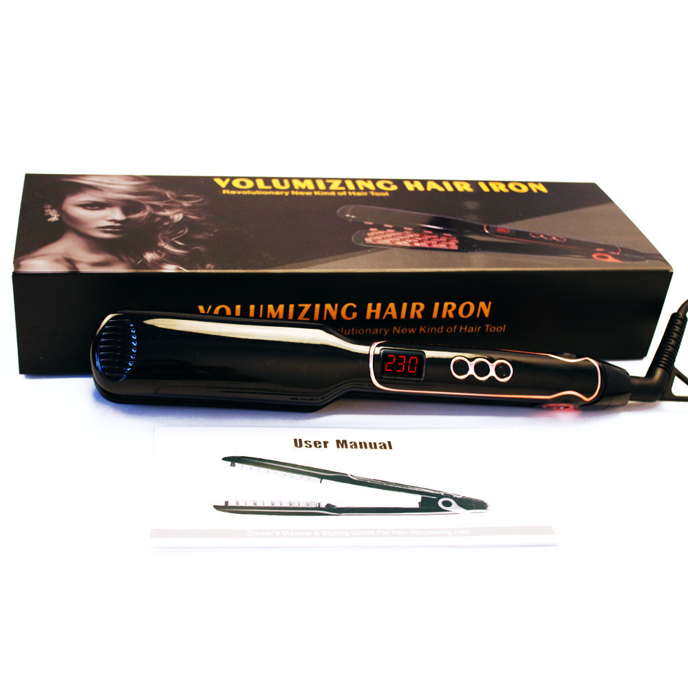FCC Certified 50W Dual Voltage Flat Iron Hair Straightener