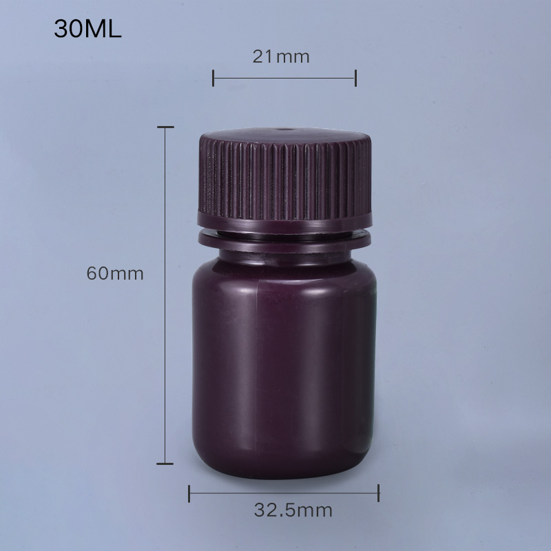 1L Transparent PP Thicken Plastic Chemical Reagent Lab Leakproof Bottles with Screw Lid