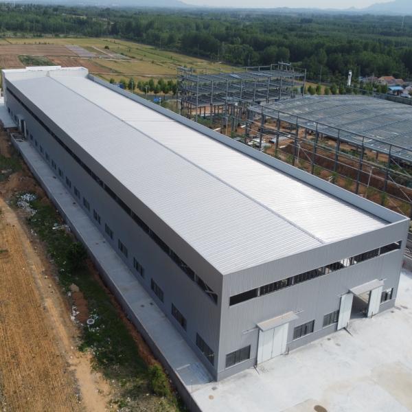 Quality Prefabricated Steel Workshop Building with H-Section Beams Q235B Q355B for sale