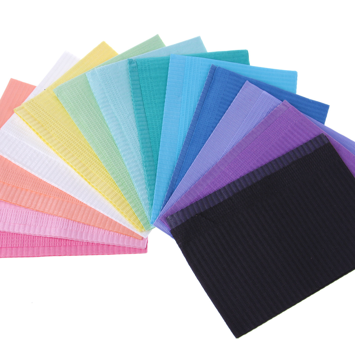 13g PE Film Disposable Dental Bibs Resist Soak Through