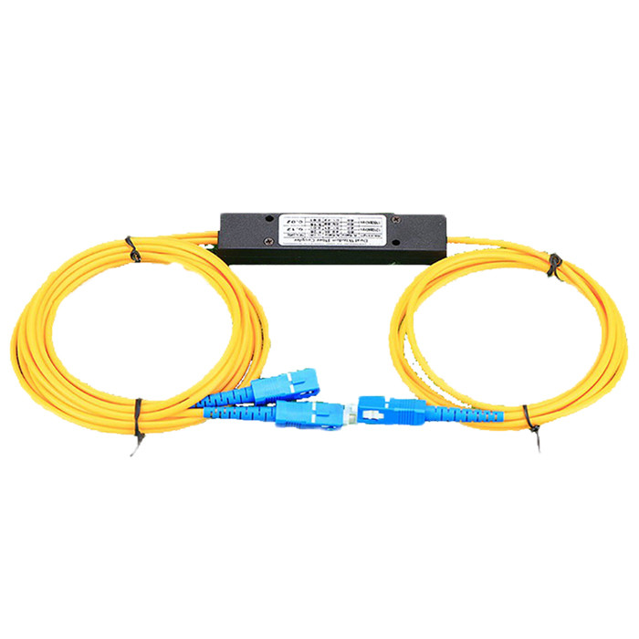 Single Mode Fiber Optical Coupler , 1x2 Fiber Coupler Low Insertion Loss