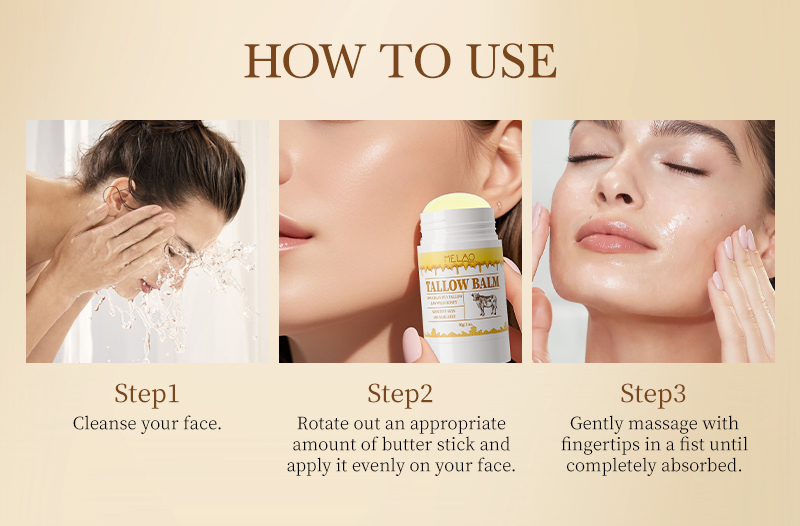 Natural Facial Private Label Body Lotions Vitamins Face Care Cosmetic Korean Skin Care Products Makeup Peptide Beef Tallow Stick