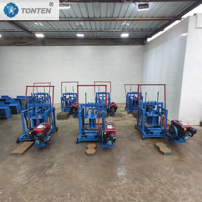 Hollow Diesel Brick Making Machine Soil Clay Mud Brick Machine For Sale