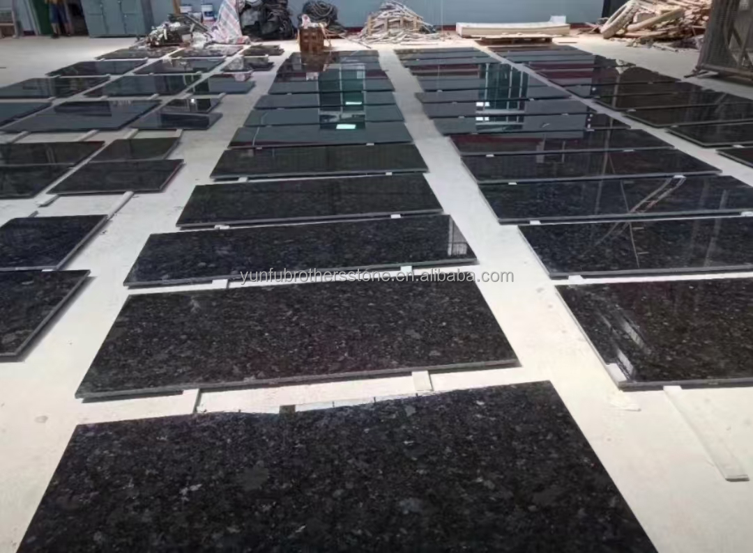 Modern Style Elegant Black Marble Granite Slab for Villa Countertop and Outdoor Decor