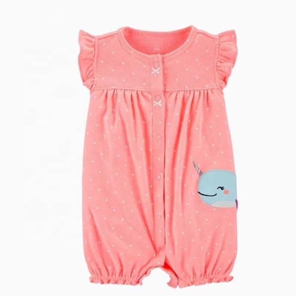 Printing Baby Clothes Summer Onesies Baby Clothes Short Sleeve Girl Rompers for