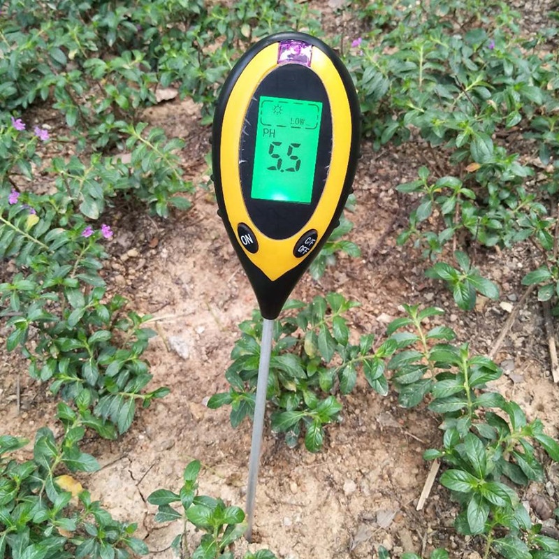 4 in 1 Soil Meter Tester Accurate Readings for Moisture Temperature PH and Sunlight