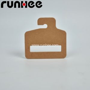 China Non Pollution Recycled Paper Cardboard Scarf Hangers With Embossed Logo OEM on sale