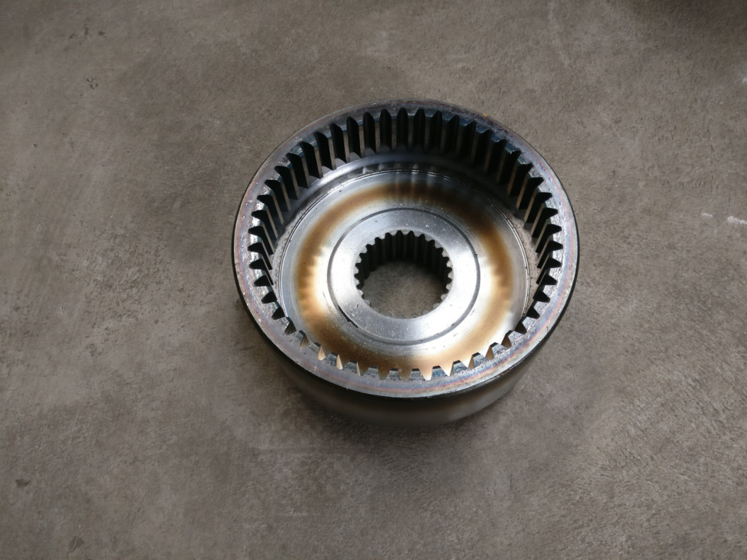 Black Anti Wear Mechanical Gear Ring Mini Loader Parts