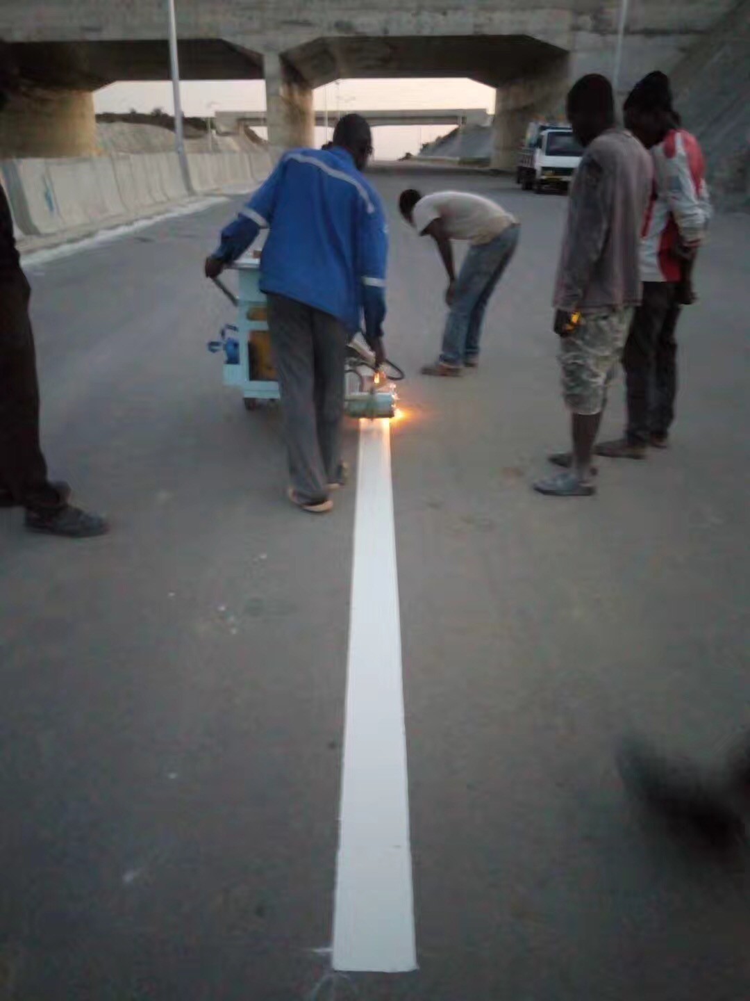 Highway Center Edge Line Road Marking Thermoplastic Paint