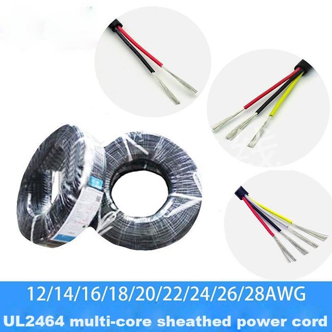 Electronics Cable PVC Sheath UL2464 Multi Core 300v 26AWG