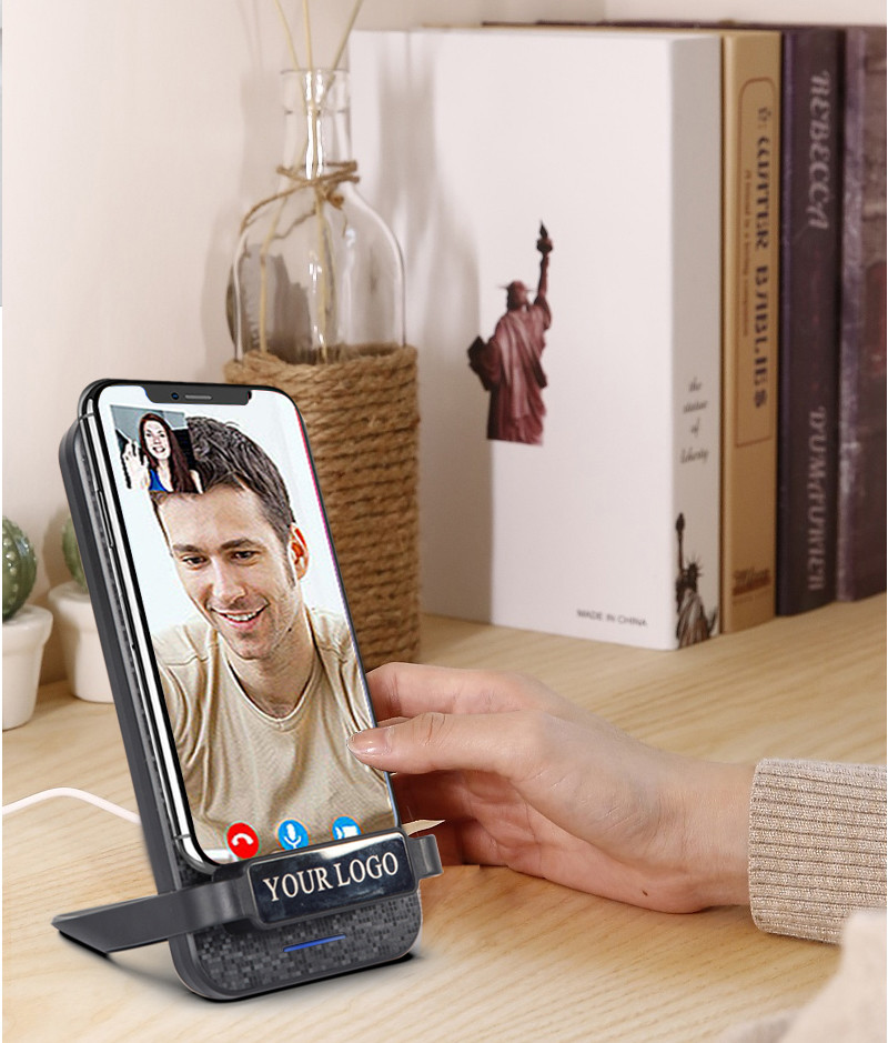 Compact Desktop Wireless Charger Business Gifts For Mobile Phone