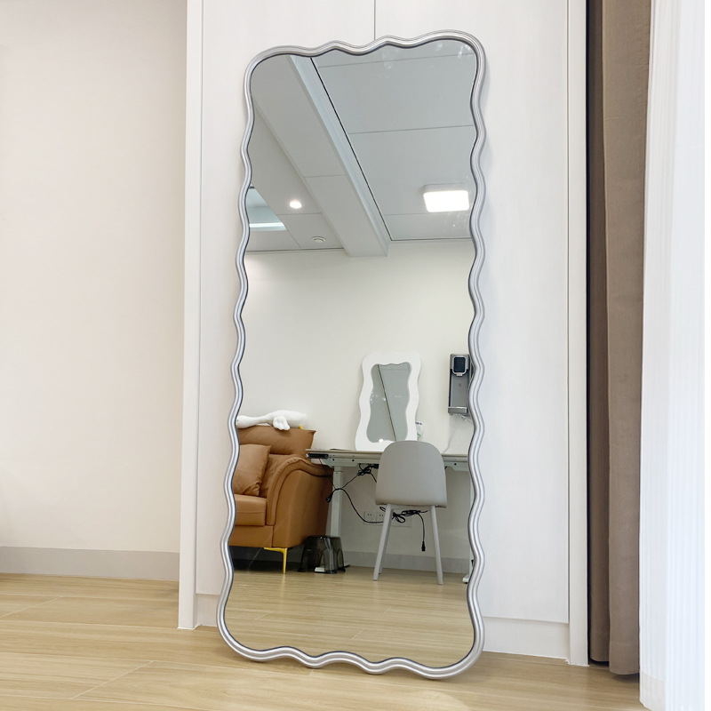 Customized Floor Length Oversized Floor Mirror Wooden Frame 71x32