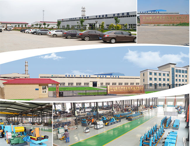 Galvanized Carbon Steel Round Welded Pipe Mill High Frequency