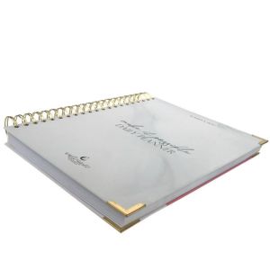 A6 Hardcover Spiral Notebook Printing Exercise Book Printing OEM ODM