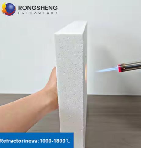 2000 Degree Refractory Ceramic Fiber Boards Polycrystalline Mullite Fiber Board