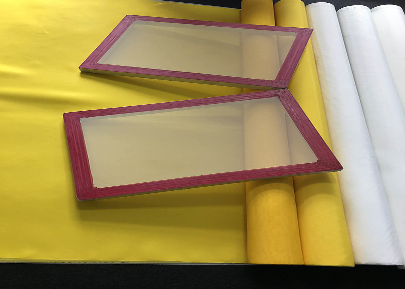 Aluminium Silk Screen Frames With 100 Mesh Screen Printing Material