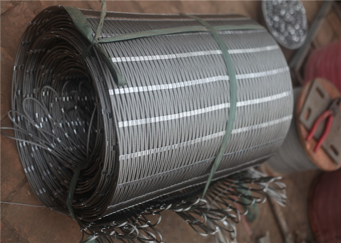 Wear Resisting Stainless Steel Cable Trellis Mesh For Green Wall Foundation