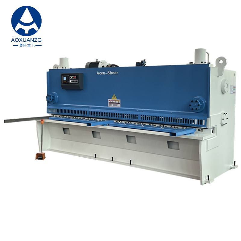 6*3200mm CNC Hydraulic Guillotine Shearing Machine with Estun E21S Controller Heavy Duty Industrial Table
