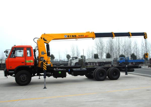 Durable Transportation 12 Ton Cargo Crane Truck, Telescopic Boom Truck Mounted