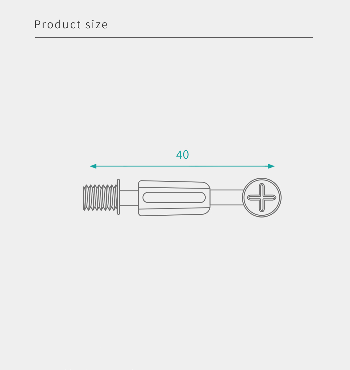 Minifix Connecting Bolts