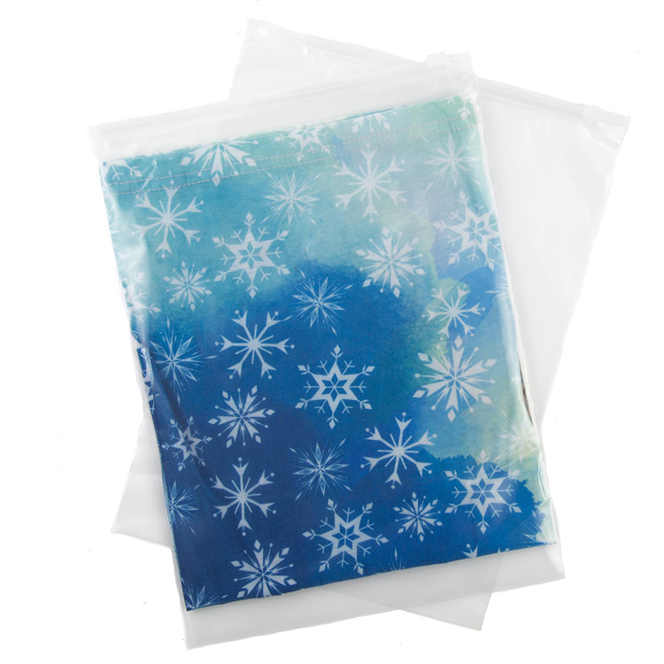 1-12 Colors Printing Matte Plastic Bags for Customized and Eco Friendly Clothing Packaging