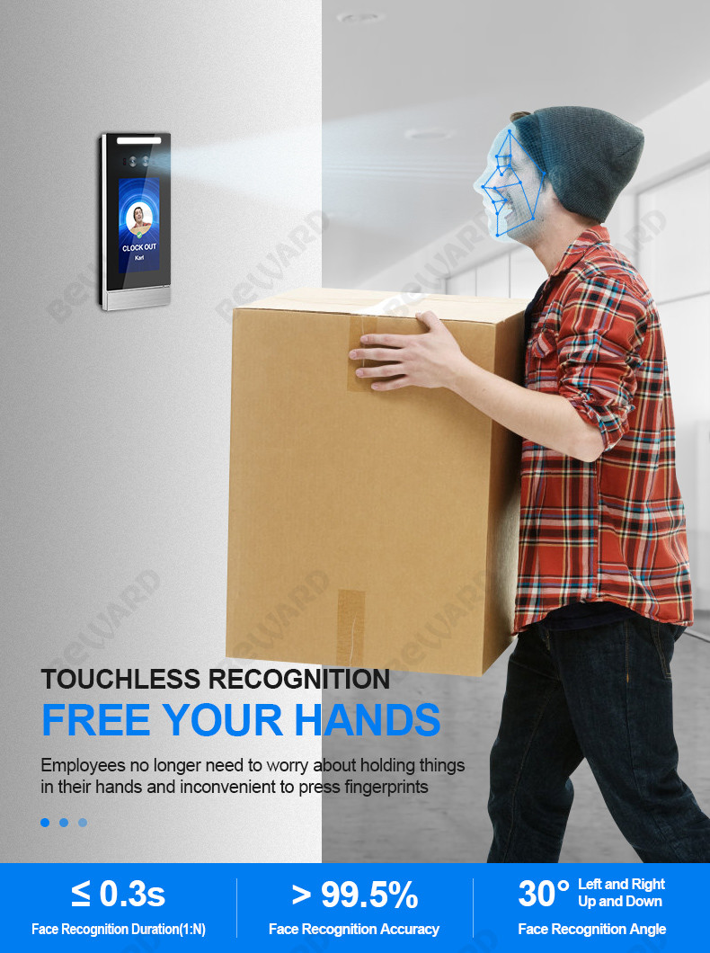 5 Inch Wiegand 2.1MP Facial Recognition Door Entry