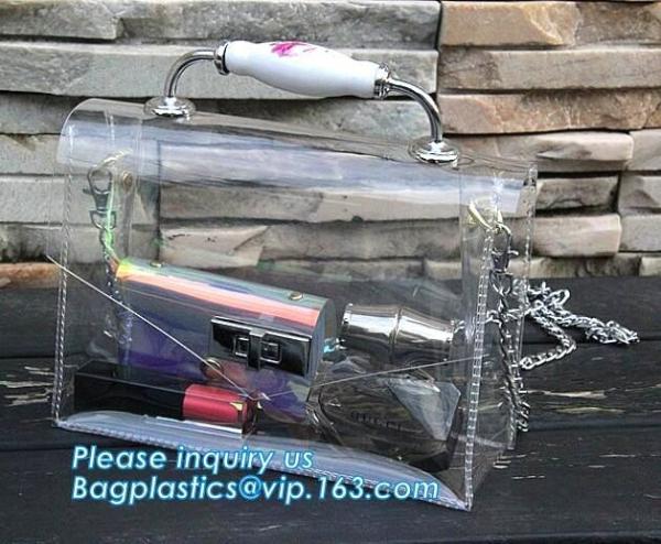 single chain fashion bags ladies handbags pvc cross-body bags shoulder bags,