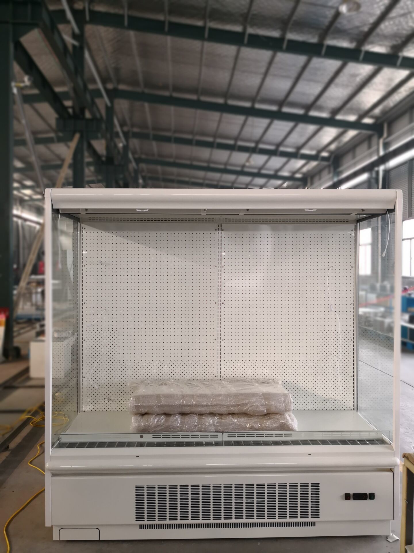 Integral Compressor Refrigerated Open Display Merchandiser With R404a Cooling