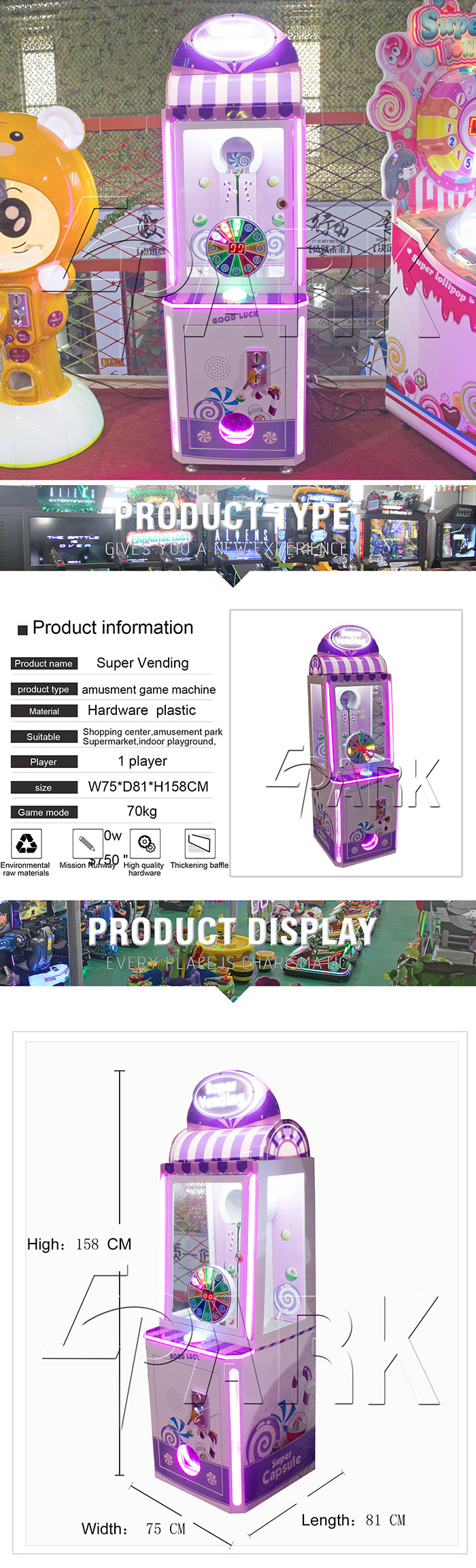 Luxury Amusement Arcade Crane Game Machine Multi - Language Support