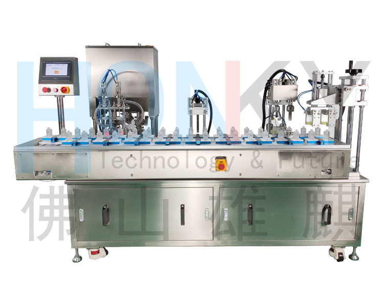Automatic 2400 BPH Cream Filling And Capping Machine With Ceramic Pump