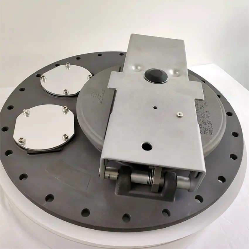 Bernet Top Quality MC460A Aluminum Strong Compressive Strength Manhole Cover for Fuel Tank Truck