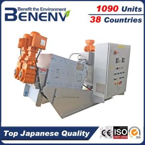 Petroleum Screw Press Sludge Dewatering System Liquid Solid Separating Clog Free