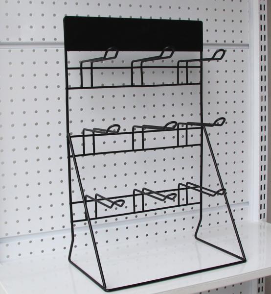 Mini Metal Wire Display Rack , Wire Mesh Display Stands For Battery Earphone
