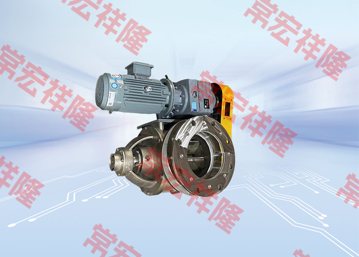 Dispenser Rotary Feeder Valve Pneumatic Custom Electric Stainless Steel