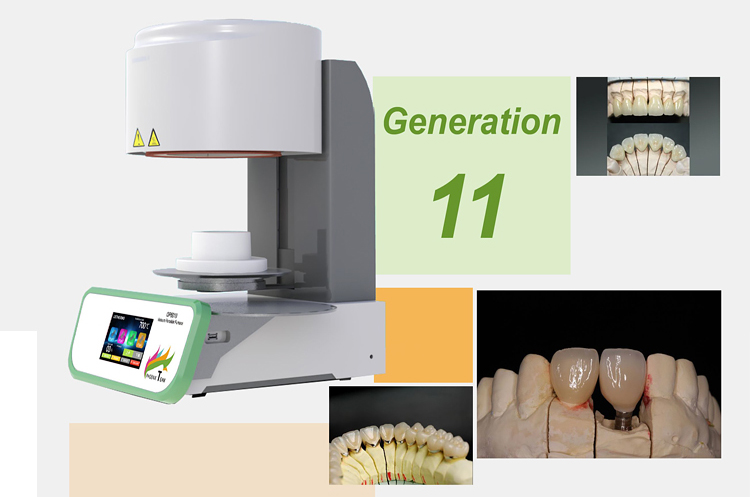 CE 1.5KW Dental Porcelain Furnace 120V Dental Lab Porcelain Oven