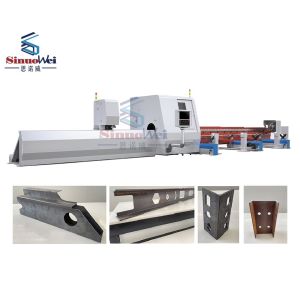 50mm To 250mm Full Automatic Laser Cutting Machine Fiber Laser Pipe Cutting