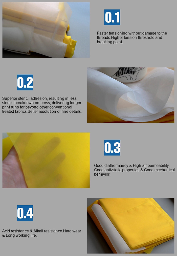 SGS Polyester Screen Printing Mesh