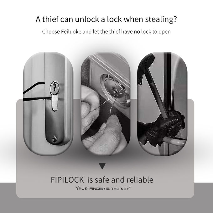 U9 Motocycle Bick U Lock Fingerprint Smart Lock Waterproof