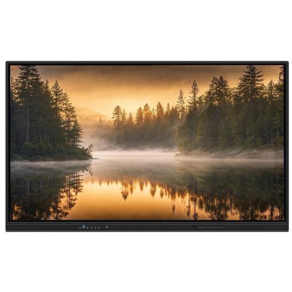 4K 65 75 86 98 110 inch Anti glare tempered Panel Interactive Smart Whiteboard