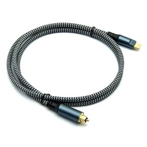 USB Type-C to Toslink Optical Audio Cable for Digital Sound Transmission