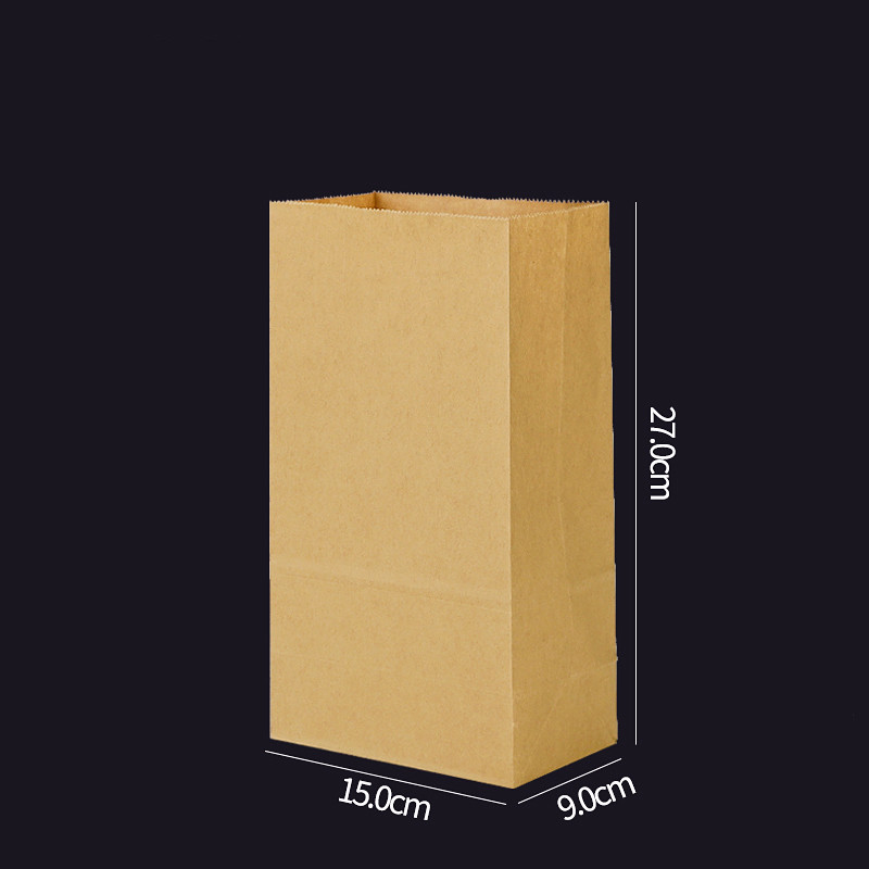 Food Grade Custom Kraft Paper Bag With Logo Printed Flexo Printing