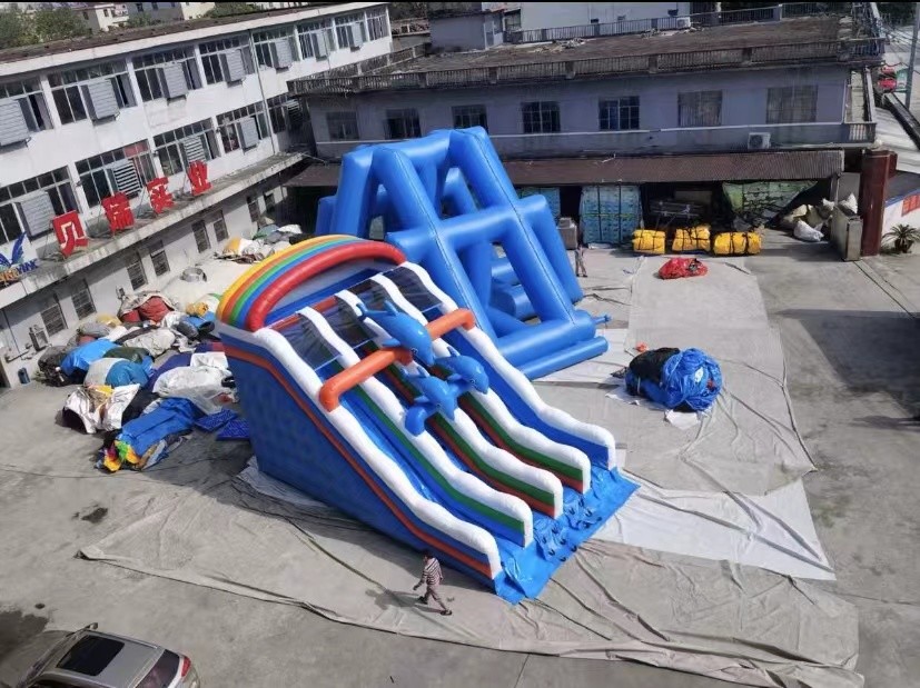 0.55mm PVC Outdoor Inflatable Bouncer Slide Combo Blow Up Bouncy Castle
