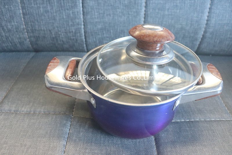 Restaurant Soup Pot Stainless Steel Cookware Sets 2 Handle