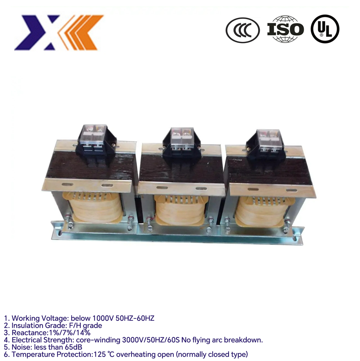 Original Manufacture Industrial Three Phase Reactor for Low Frequency DC Flat Wave