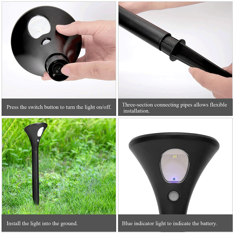 Outdoor IP65 solar garden light