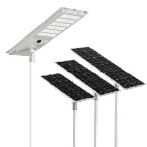 China 180lm/W Ip65 Integrated All In One LED Solar Street Light With Pole Mount Interface Diameter 60/76mm Optional on sale