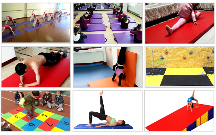 5cm Thick Non-Slip Gymnastics Mat for Kids Floor Fitness Foldable and Durable